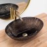 washbasin Rea Frost 51x35.5 black (REA-U5071)
