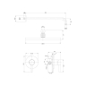 Sistema de ducha empotrado Omnires Y blanco mate (SYSY36WM)