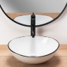 Lavabo Rea Sofia 34,5x41 borde negro (REA-U3217)