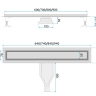 drain Rea Neox Superflow 90 nikiel brushed (REA-G2708)