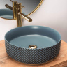 Lavabo Rea Ashley 40x40 azul (REA-U4663)
