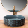 Lavabo Rea Ashley 40x40 azul (REA-U4663)