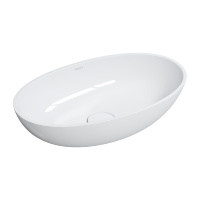 Lavabo Omnires Shell 60x35 blanco (SHELLUNBP)