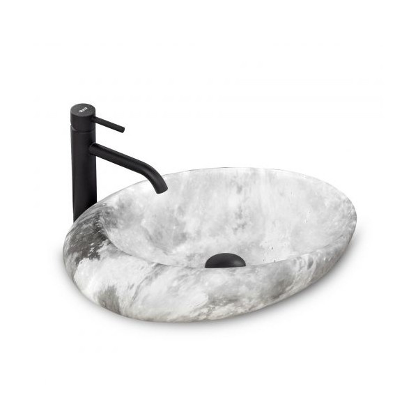Lavabo Rea Roxy 49 30,7x48,6 C Piedra gris claro (REA-U6651)