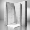 shower cabin Rea Maxim 80x80 safety glass, transparent, left (REA-K0264)