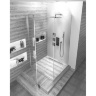shower cabin Rea Maxim 80x80 safety glass, transparent, left (REA-K0264)