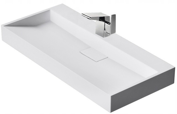 Lavabo Rea Goya 46x100 blanco (REA-U8903)