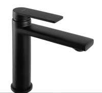 Mezclador de lavabo Rea Verso negro mate bajo (REA-B7901)