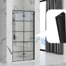 Perfil de extensión Rea Molier 190 para cabinas/puertas, negro (REA-K6000)