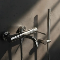 смеситель для ванны Rea Lungo Diamond с изливом, chrom (REA-B6447)