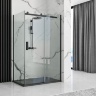 Bandeja rectangular Rea Stone 80x100, negra (REA-K9756)