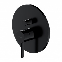 Mezclador empotrado para baño y ducha Omnires Y negro (Y1235BL)