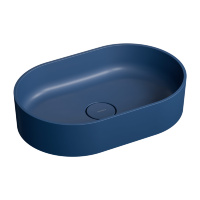 Lavabo Omnires Ovo 55x36 azul oscuro (OVOUNMB)