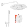 Conjunto de ducha empotrado Rea Lungo blanco (REA-P8540)