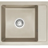 Fregadero de cocina Rea Rino 49x52 beige (ZLE-00105) + sifón
