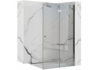 Puertas de ducha Rea Fold N2 Set 120x190 cristal de seguridad, transparente, cromado (REA-K7437)