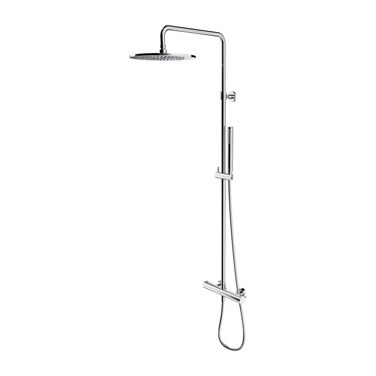 Sistema de ducha con termostato Omnires Y cromado (Y1244SUCR)
