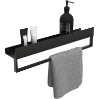 Estantería Rea 60 cm negra mate (REA-06002)