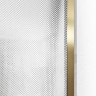 Mampara de ducha Rea Aero Ombre 90x195, cristal de seguridad, dorado cepillado/blanco (REA-K2463)