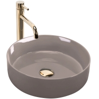 Lavabo Rea Sami 36x36 beige brillante (REA-U6382)