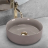 washbasin Rea Sami 36x36 beige shiny (REA-U6382)