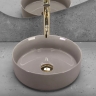 washbasin Rea Sami 36x36 beige shiny (REA-U6382)