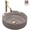washbasin Rea Sami 36x36 beige shiny (REA-U6382)