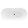 ванна акриловая Rea Ferrano Slim 160x80 отдельностоящая, белая (REA-W0081)