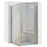Cabina de ducha Rea Fargo 90x90 cristal de seguridad dorado transparente (REA-K4903)
