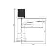 Omnires Contour anthracite washbasin mixer (CT8010AT)