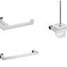 Omnires Nelson Chrome Accessory Set (NL80510CR+ NL80620CR+ NL80214CR)