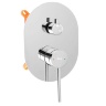 shower set Rea Oval chrome (REA-P8415)