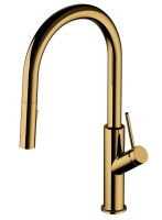 Grifo de cocina Omnires Bend dorado (BE6455GL)