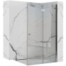 Puertas de ducha Rea Fold N2 Set 90x190 cristal de seguridad, transparente, cromado (REA-K7442)