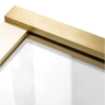 shower curtain Rea Elegant 70x140 gold transparent glass (REA-W6600)