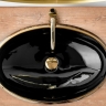 washbasin Rea Meryl 60x40,5 black-gold (REA-U8811)