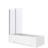 shower curtain Rea Agat 100x140 transparent glass (REA-W0300)