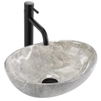 washbasin Rea Sofia 35x26 mini grigio (REA-U9237)