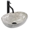 washbasin Rea Sofia 35x26 mini grigio (REA-U9237)