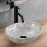 washbasin Rea Sofia 35x26 mini grigio (REA-U9237)