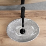 washbasin Rea Sofia 35x26 mini grigio (REA-U9237)