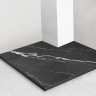 поддон Rea Bazalt 90x90 квадратный, carrara black (REA-K7003)