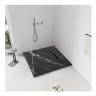 поддон Rea Bazalt 90x90 квадратный, carrara black (REA-K7003)
