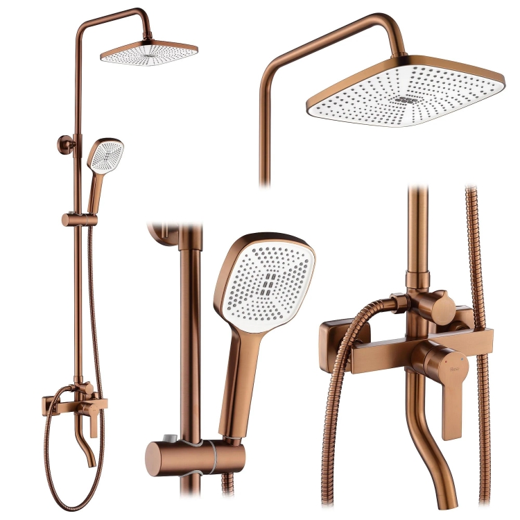 душевая система Rea Argus brushed copper (REA-P3001)
