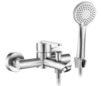 смеситель для ванны Rea Ontario с изливом, nikiel brush (REA-B5514)