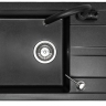 Fregadero de cocina Rea Nils 44x62 negro (ZLE-00100)