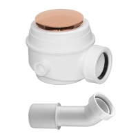 Sifón para baño y plato de ducha Omnires cobre (WB01XCP)