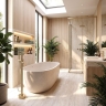 смеситель для ванны Rea Logan напольный brushed gold (REA-B2221)