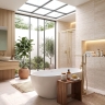смеситель для ванны Rea Logan напольный brushed gold (REA-B2221)