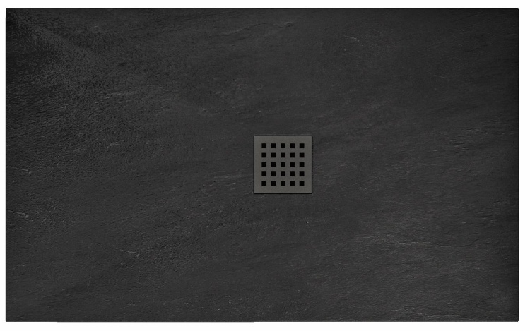 Bandeja Rea Rock rectangular 80x120, negra (REA-K4579)